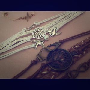 Brackets and ekg necklace